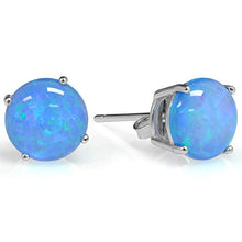 Load image into Gallery viewer, MUIBLU Sterling Silver 6mm Created Opal Stud Earrings 3 Pack Set, Hypoallergenic Fashion Jewelry