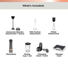 Load image into Gallery viewer, BLACK+DECKER kitchen wand Cordless Immersion Hand Blender, 3in1 Kitchen Multi-tool, Grey (BCKM1013KS01)