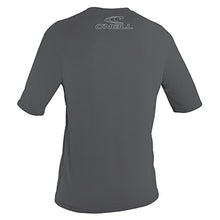 Load image into Gallery viewer, O'Neill Men's Basic Skins UPF 50+ Short Sleeve Sun Shirt, Smoke, Medium