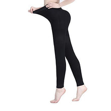 Load image into Gallery viewer, AMZAM® Compression Pantyhose for Women & Men, Footless, Opaque, Firm Support 15-20mmHg Graduated Compression Stockings, Help Relieve Swelling Edema Varicose Veins, Nursing, Black L