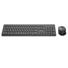 Load image into Gallery viewer, Wireless Keyboard Mouse Combo, BreSii Wireless Keyboard and Mouse Computer Keyboards Mouse Full-size Silent Slim 2.4GHz USB For kids E-Learning PC Desktop Computers Notebook Laptop Windows Office Home