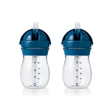 Load image into Gallery viewer, OXO Tot Transitions Straw Cup 9 oz - Navy - 2 Pack