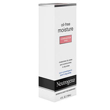 Load image into Gallery viewer, Neutrogena Oil Free Moisture Glycerin Face Moisturizer & Neck Cream for Combination Skin, Lightweight, Oil Absorbing Facial Moisturizer Lotion for a Soft Natural Matte, 4 fl. oz
