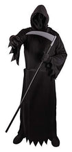 Load image into Gallery viewer, Grim Reaper Costume Adult with Glowing Red Eyes (Large)