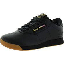 Load image into Gallery viewer, Reebok Women's Princess Wide Fashion Shoes,Black/Gum,9 M US