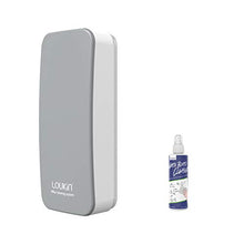 Load image into Gallery viewer, LOUKIN Magnetic Dry Erase Eraser, Whiteboard Eraser, Glass Board Eraser(Gray), Free 3.4 oz Whiteboard Cleaner Included, for Classroom, Home and Office Use