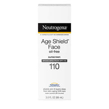 Load image into Gallery viewer, Neutrogena Age Shield Face Lotion Sunscreen with Broad Spectrum SPF 110, Oil-Free & Non-Comedogenic Moisturizing Sunscreen to Prevent Signs of Aging, 3 fl. oz