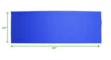 Load image into Gallery viewer, Mind Reader YOGAPVC-BLU All Purpose Extra Thick Yoga Fitness & Exercise Mats with Carrying Strap, High Density Anti-Tear, Blue