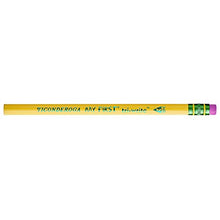 Load image into Gallery viewer, TICONDEROGA My First Tri-Write Pencils with Eraser, Primary Size Wood-Cased #2 HB Soft, Yellow, 36-Pack (13082)