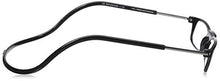 Load image into Gallery viewer, CliC Original Reader Rectangular Reading Glasses, Black, 1 Count (Pack of 1) + 1.75