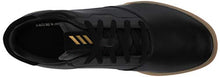 Load image into Gallery viewer, adidas Men's Adicross Retro Golf Shoe, core Black/Gold Metallic/Gum, 15 Medium Wide US