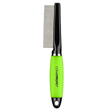 Load image into Gallery viewer, CONAIRPRO dog & cat Pet brush for Flea and Tick Removal, 1/2" Stainless Steel Comb with Memory Grip Handle