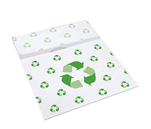 Load image into Gallery viewer, Clean Cubes 13 Gallon Disposable Sanitary Trash Cans & Recycling Bins, 6 Pack (Recycle)