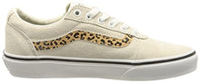 Load image into Gallery viewer, Vans Women's Low-Top Trainers Sneaker, Cheetah Stripe Marshmallow White, 8.5