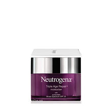 Load image into Gallery viewer, Neutrogena Triple Age Repair Anti-Aging Daily Facial Moisturizer with SPF 25 Sunscreen & Vitamin C, Firming Face & Neck Cream for Dark Spots with Glycerin & Shea Butter, 1.7 oz