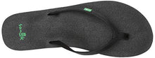 Load image into Gallery viewer, Sanuk Women's Yoga Joy Flip Flop,Black,8 M US