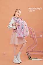 Load image into Gallery viewer, Windtook Kids School Backpack for Girls Elementary Student Bags with Insulated Lunch Bag Pencil Case 3 in 1 Bookbags