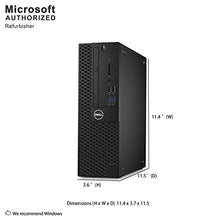 Load image into Gallery viewer, Dell Optiplex 3050 SFF Desktop Computer PC, Intel Quad Core i5-6500 up to 3.6GHz, 16GB DDR4, 256GB SSD, WiFi, DVDRW, 4K Support, DP, HDMI,Windows 10 Pro 64 Bit English/Spanish/French(Renewed)