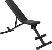 Load image into Gallery viewer, ZENY Adjustable Weight Bench Utility Bench Full Body Workout Foldable Exercise Flat Bench Incline Decline Dumbbell Benches Strength Training Equipment
