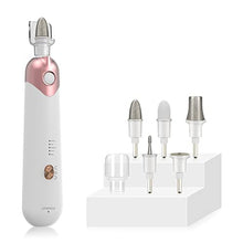 Load image into Gallery viewer, Electric Manicure Pedicure Set,Cordless Nail Drill Machine,Professional Electric Nail File, Rechargeable Nail Grinder with 5 Speeds,Nails Care Tool for Calluses, Thick Nails, Nail Buffer Trim Grind