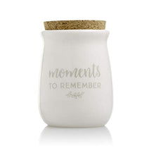 Load image into Gallery viewer, Pearhead Gratitude Jar, Ceramic Blessings Keepsake Jar with Cork Topper & Memories To Cherish Notecards; Personalized Gift Idea for Families, Couples, Unique Thoughtful Gift, Ceramic Home Decor, White