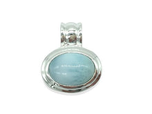 Load image into Gallery viewer, AZIEL Larimar Gemstones with 925 Sterling Silver Pendant Hand Made for Women