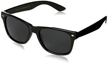 Load image into Gallery viewer, WearMe Pro - Premium Black Classic Horn Rimmed Square 80's Retro Sunglasses For Men Women