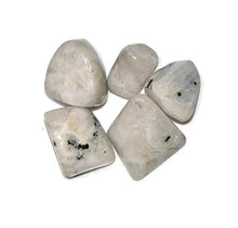 Load image into Gallery viewer, Healing Crystals India Chakra Crystals Healing Stones Natural Crystals Gemstones Spiritual Stones Reiki Healing Chakra Balancing Metaphysical Healing Polished Tumbled Stones (10, Rainbow Moonstone)