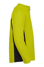 Load image into Gallery viewer, Spyder Men's Standard Bandit Half Zip Mid-Layer Jacket, Citron, Large