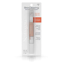 Load image into Gallery viewer, Neutrogena SkinClearing Blemish Concealer Face Makeup with Salicylic Acid Acne Medicine, Non-Comedogenic and Oil-Free Concealer Helps Cover, Treat & Prevent Breakouts, Light 10,.05 oz