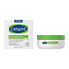 Load image into Gallery viewer, CETAPHIL Rich Hydrating Cream for Face | With Hyaluronic Acid | 1.7 oz | Moisturizing Cream for Dry to Normal Skin| Immediate and Lasting Hydration | Fragrance Free| Dermatologist Recommended Brand