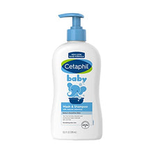 Load image into Gallery viewer, Cetaphil Baby Wash & Shampoo with Organic Calendula |Tear Free | Paraben, Colorant and Mineral Oil Free | 13.5 Fl. Oz (Packaging May Vary)