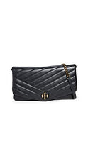 Load image into Gallery viewer, Tory Burch Women's Kira Chevron Clutch, Black, One Size