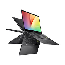 Load image into Gallery viewer, ASUS VivoBook Flip 14 Thin and Light 2-in-1 Laptop, 14” FHD Touch, 11th Gen Intel Core i3-1115G4, 4GB RAM, 128GB SSD, Thunderbolt 4, Fingerprint, Windows 10 Home in S Mode, Indie Black, TP470EA-AS34T