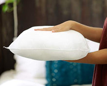 Load image into Gallery viewer, Foamily Premium Hypoallergenic Stuffer Pillow Insert Sham Square Form Polyester, 18" x 18", White