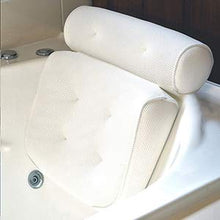 Load image into Gallery viewer, Homer's Choice Bath Pillow Bathtub Spa Pillow, Non-Slip 6 Large Suction Cups, Extra Thick for Perfect Head, Neck, Back and Shoulder Support by Idle Hippo, Fits