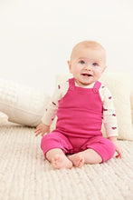 Load image into Gallery viewer, Moon and Back by Hanna Andersson Unisex Babies' Long-Sleeve Side Snap Bodysuit, Pack of 3, Pink, 6-12 Months