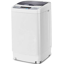 Load image into Gallery viewer, Giantex Full-Automatic Washing Machine Portable Compact 1.34 Cu.ft Laundry Washer Spin with Drain Pump, 10 programs 8 Water Level Selections with LED Display 9.92 Lbs Capacity