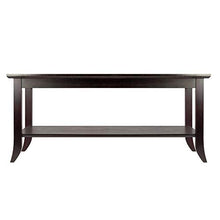 Load image into Gallery viewer, Winsome Genoa Rectangular Coffee Table with Glass Top And Shelf