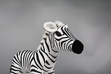 Load image into Gallery viewer, Zebra Stuffed Animal,Lifelike Plush Toy,11 Inches