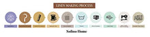 Load image into Gallery viewer, Solino Home 100% Pure Linen Hemstitch Table Runner - 14 x 132 Inch, Handcrafted from European Flax, Machine Washable Classic Hemstitch - Ivory