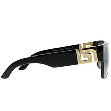 Load image into Gallery viewer, Versace Mens Sunglasses (VE4296) Black/Grey Acetate - Polarized - 59mm