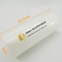 Load image into Gallery viewer, New brothread Wash Away - Water Soluble Machine Embroidery Stabilizer Backing & Topping 10" x 25 Yd roll - Light Weight - Cut into Variable Sizes for Machine Embroidery and Hand Sewing