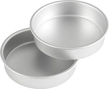 Load image into Gallery viewer, Wilton Aluminum 8-Inch Round Cake Pan Set, 2-Piece