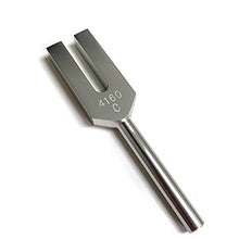 Load image into Gallery viewer, SINYI Angel Tuning Forks Set for Healing - 4096 Hz 4160 Hz 4225 with Wooden Hammers Triker, Velvet storage bag and Cleaning Cloth
