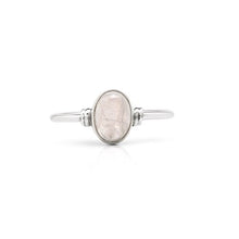 Load image into Gallery viewer, Oval Moonstone Delicate Ring 925 Sterling Silver Vintage Boho Chic (5)
