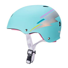 Load image into Gallery viewer, Triple Eight The Certified Sweatsaver Helmet for Skateboarding, BMX, and Roller Skating, Teal Hologram, Small/Medium