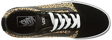 Load image into Gallery viewer, Vans Women's Low-Top Trainers Sneaker, Cheetah Black White, 7