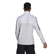Load image into Gallery viewer, adidas Men's Standard Marathon Jacket 3-Stripes, White/Black, X-Large