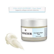 Load image into Gallery viewer, Overnight Hydrolyzed Collagen Facial Mask – Anti Aging, Hydrating Face Cream or Moisturizer Helps Plump, Smooth, & Brighten Skin – Infused with Squalane Oil, Peptides, & Glycerin, 2 Fl. Oz.